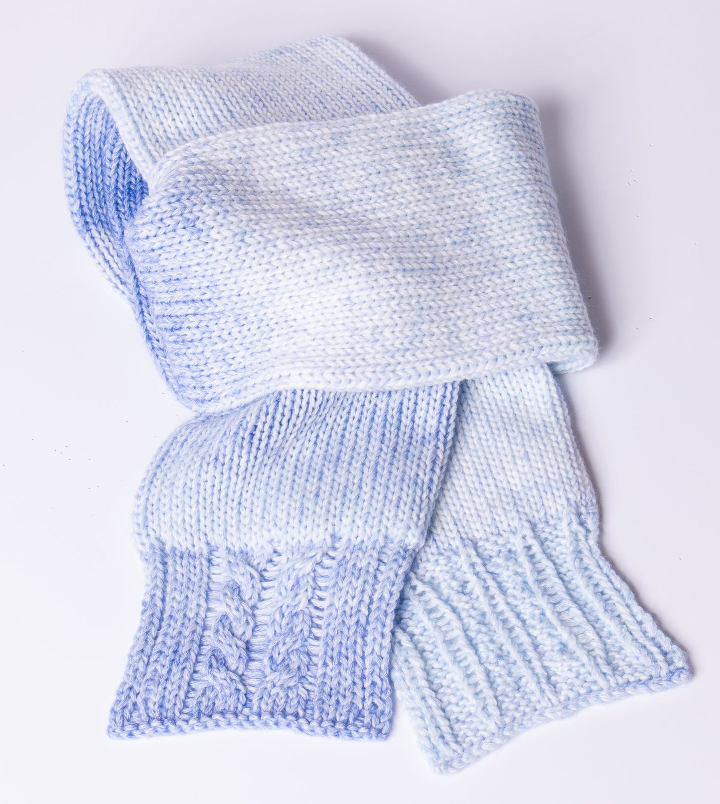 Pebbled Blue Scarf
