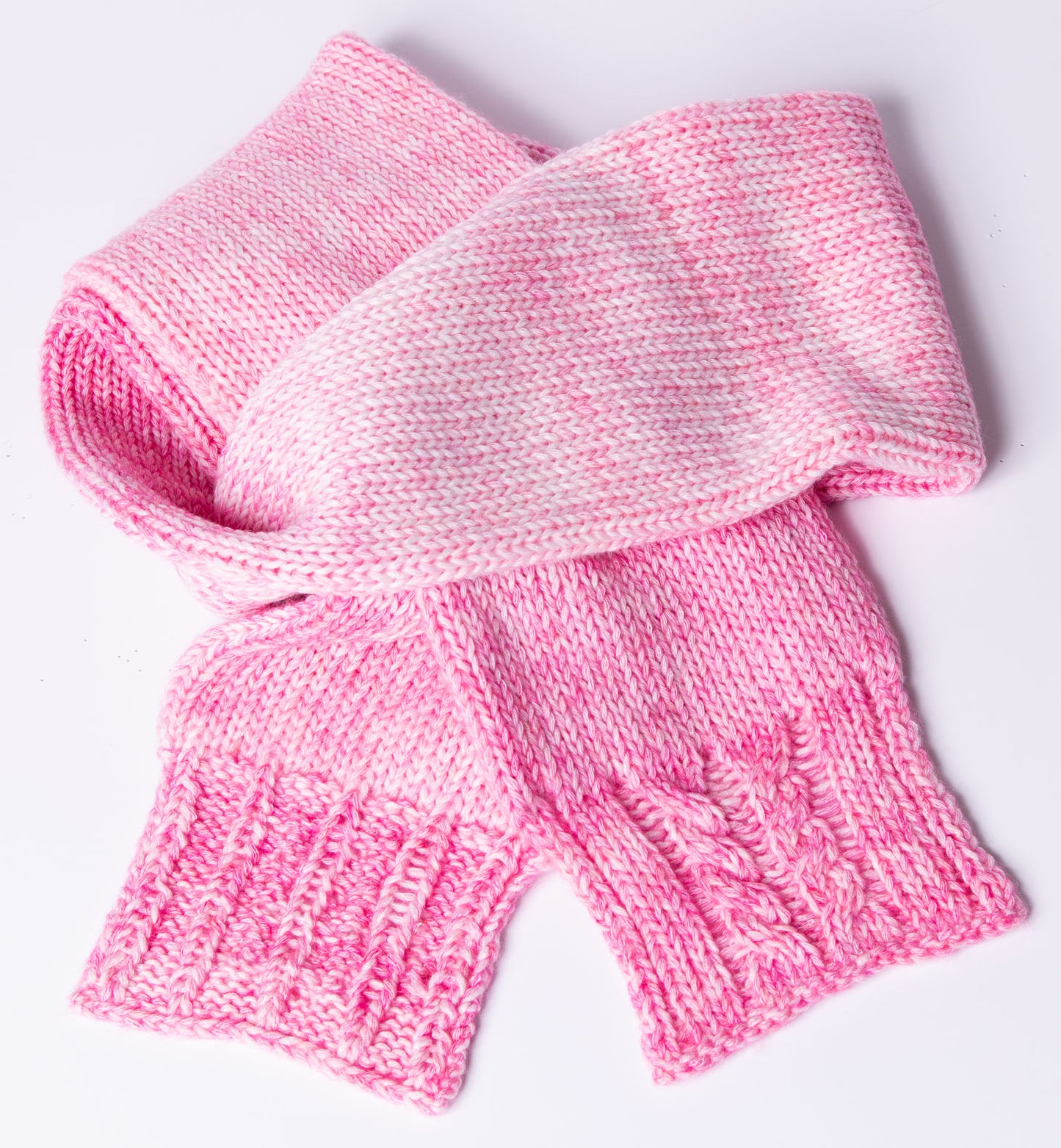 Pebbled Pink Scarf