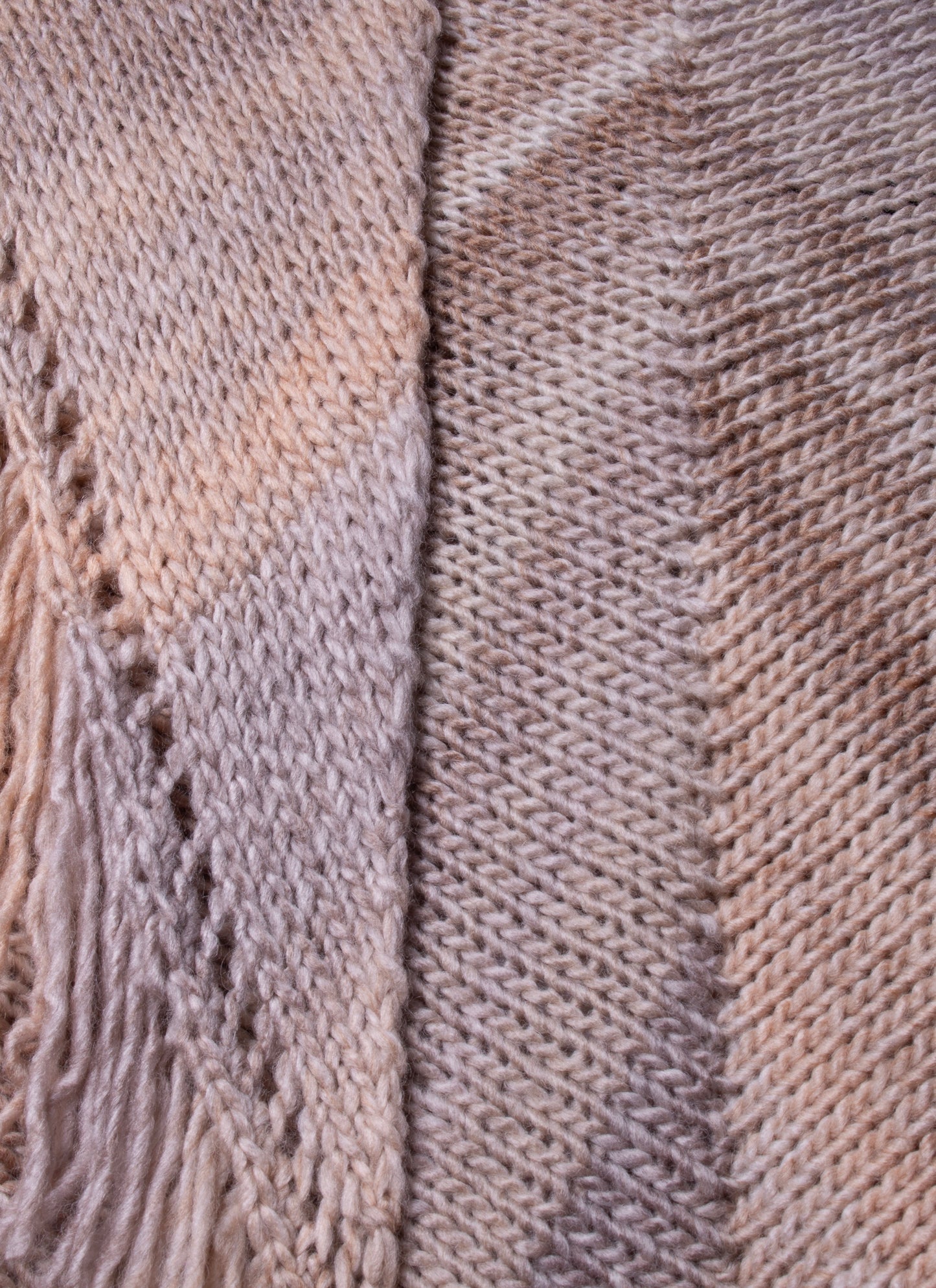 70s Fringe Triangle Shawl