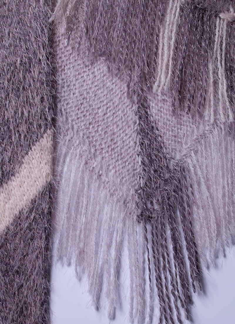 70s Fringe Triangle Shawl