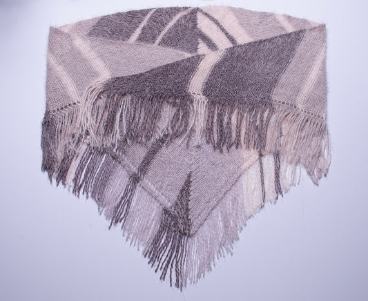 70s Fringe Triangle Shawl