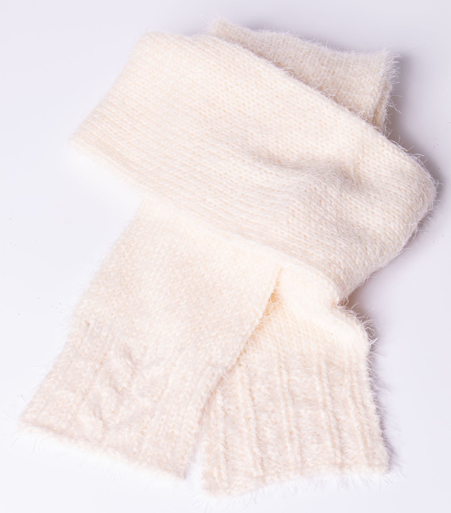 Cream Frost Scarf