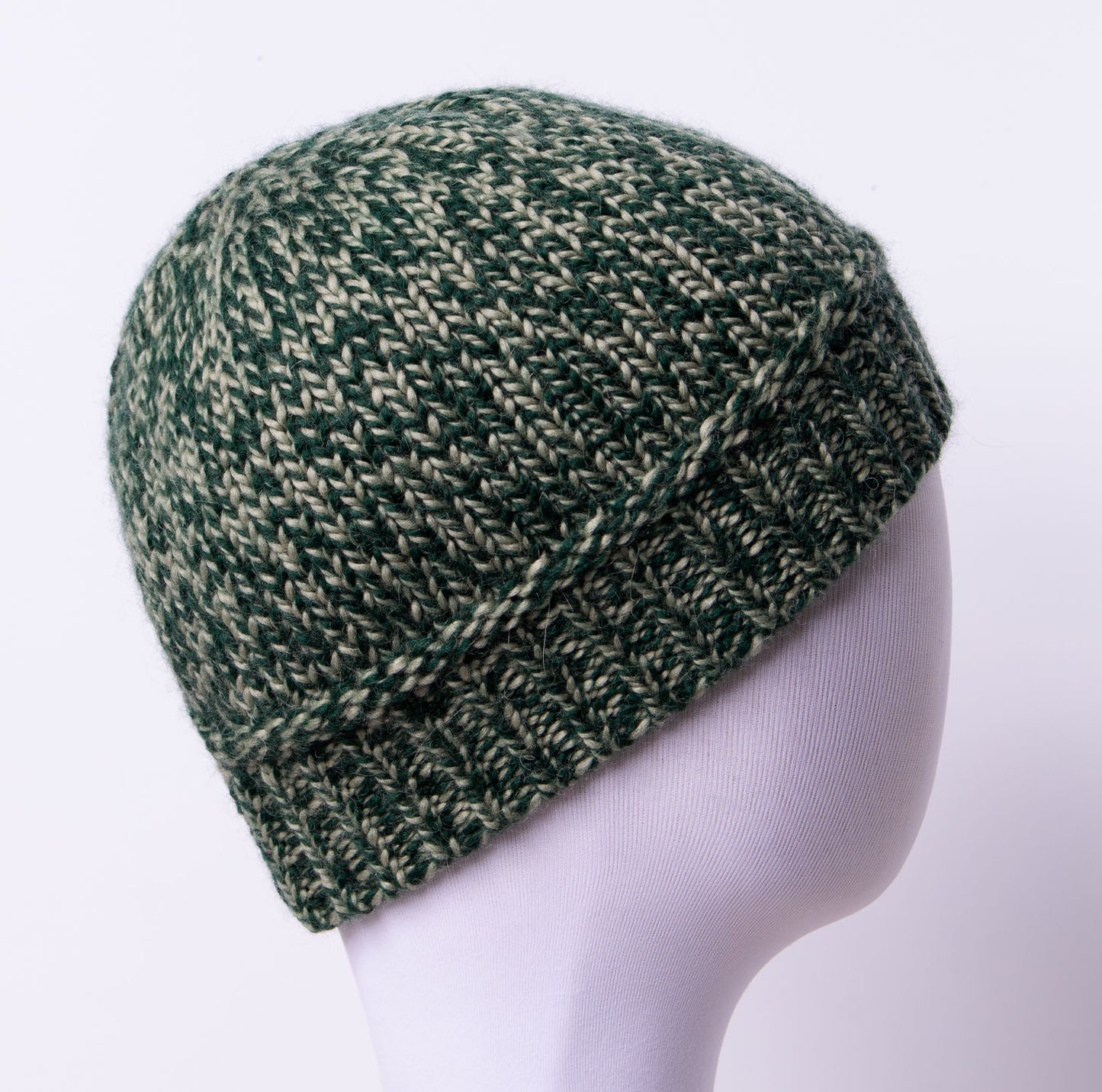 Heritage Green Mix Hat, in Alpaca and Merino