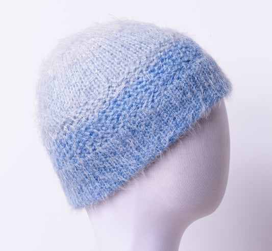 Ocean Frost Hat, Ocean Cuff