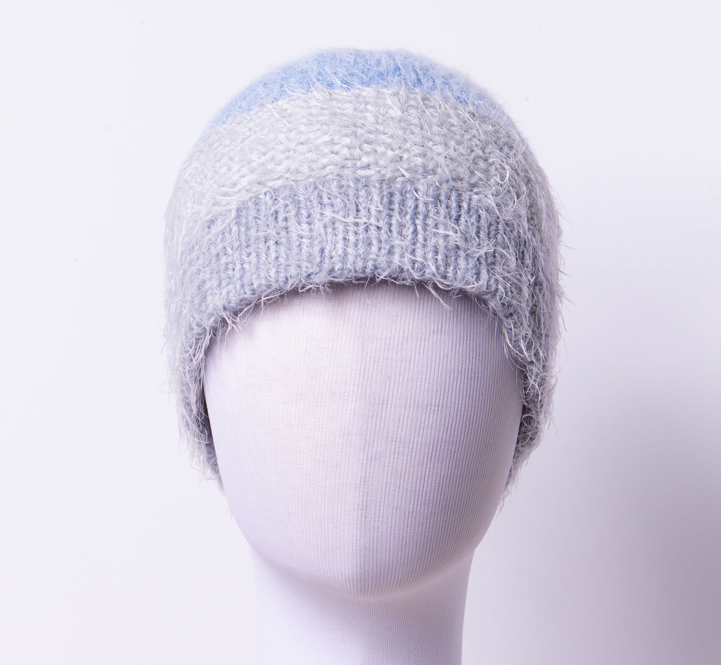 Ocean Frost Hat, Bluestone Cuff