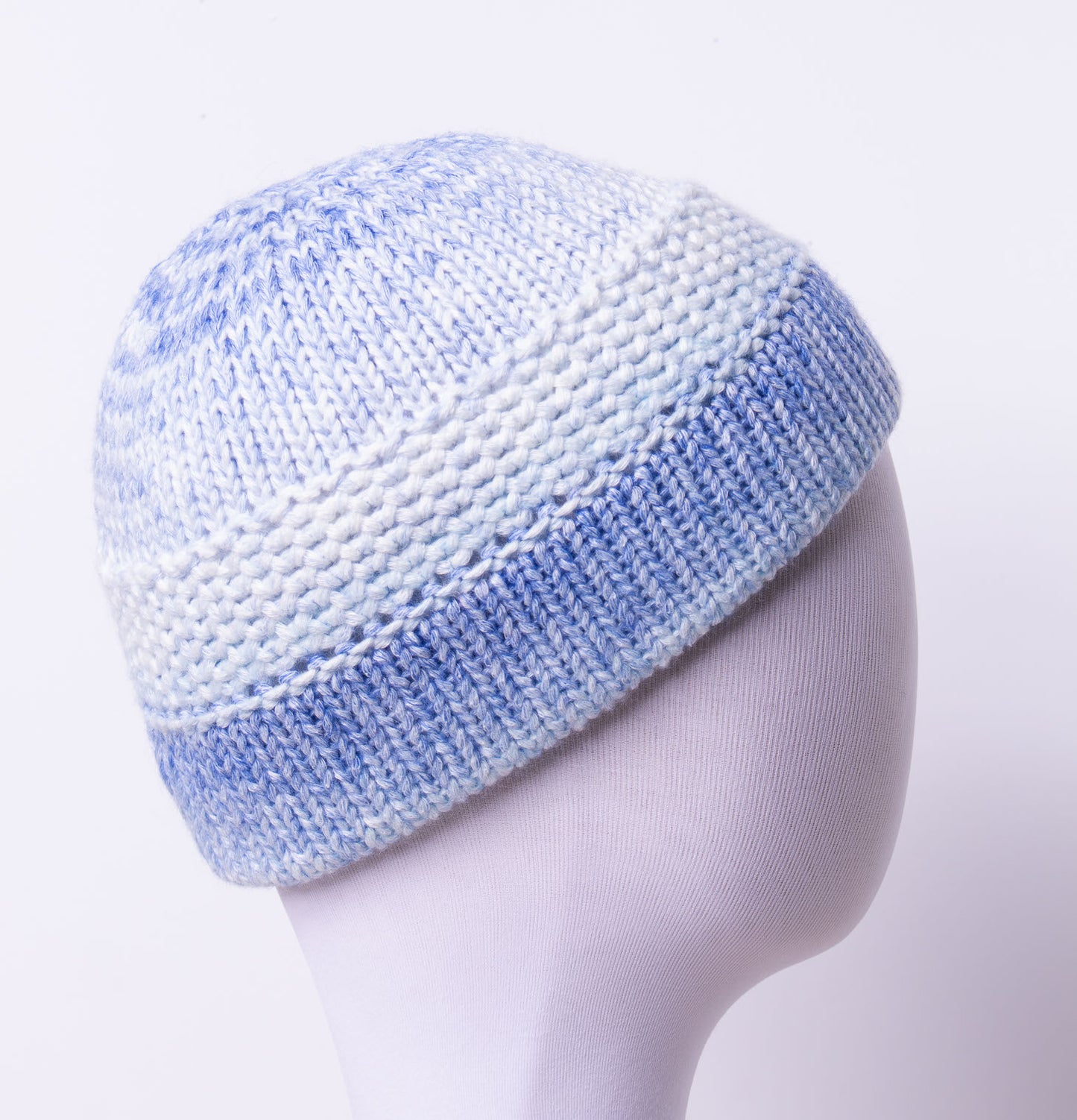 Pebbled Blue Hat