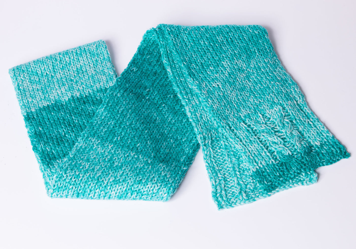 Pebbled Turquoise Scarf