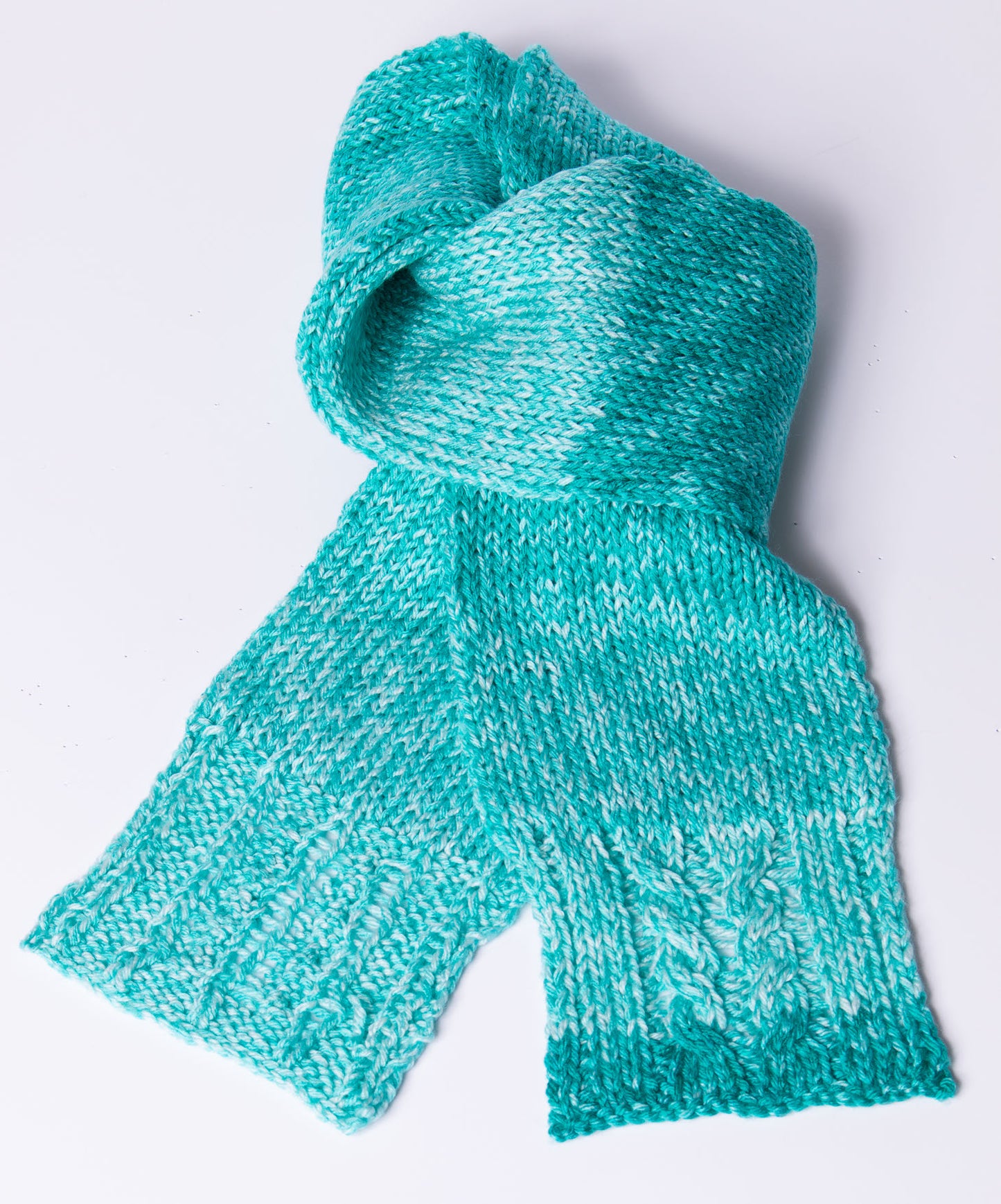 Pebbled Turquoise Scarf