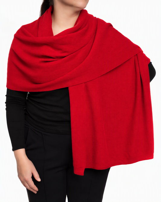 English Rib Blanket Shawl