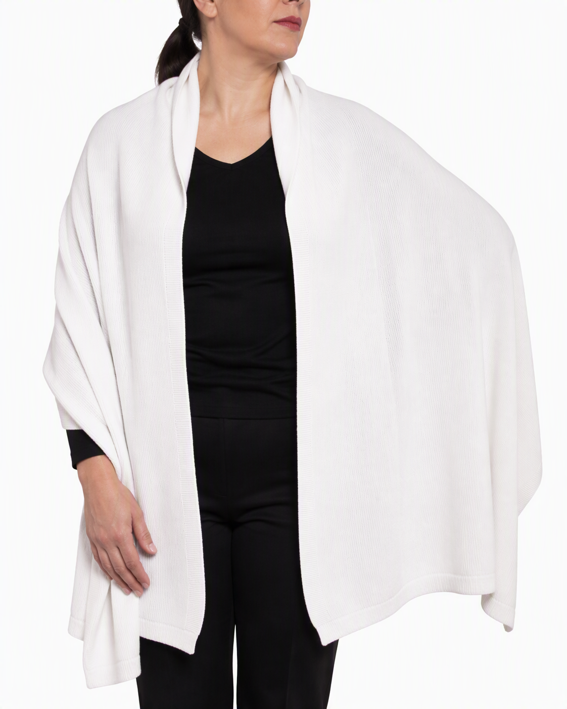 English Rib Blanket Shawl