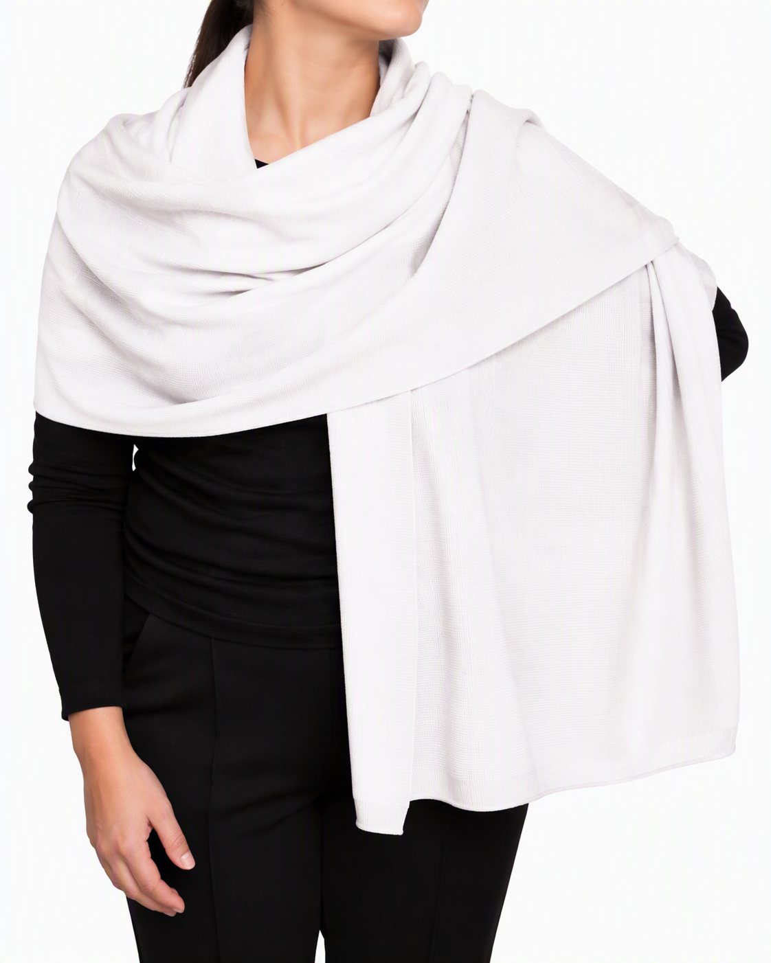 English Rib Blanket Shawl